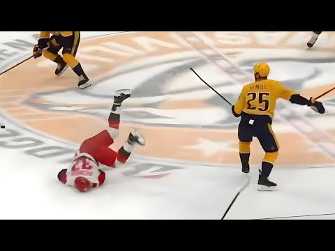 Joakim Kemell OBLITERATES Andrei Svechnikov with open ice hit, goes on to win the game in OVERTIME!