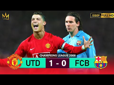 RONALDO SHOWS MESSI WHO'S IN CHARGE AT OLD TRAFFORD! - UCL 2008 SEMIFINAL
