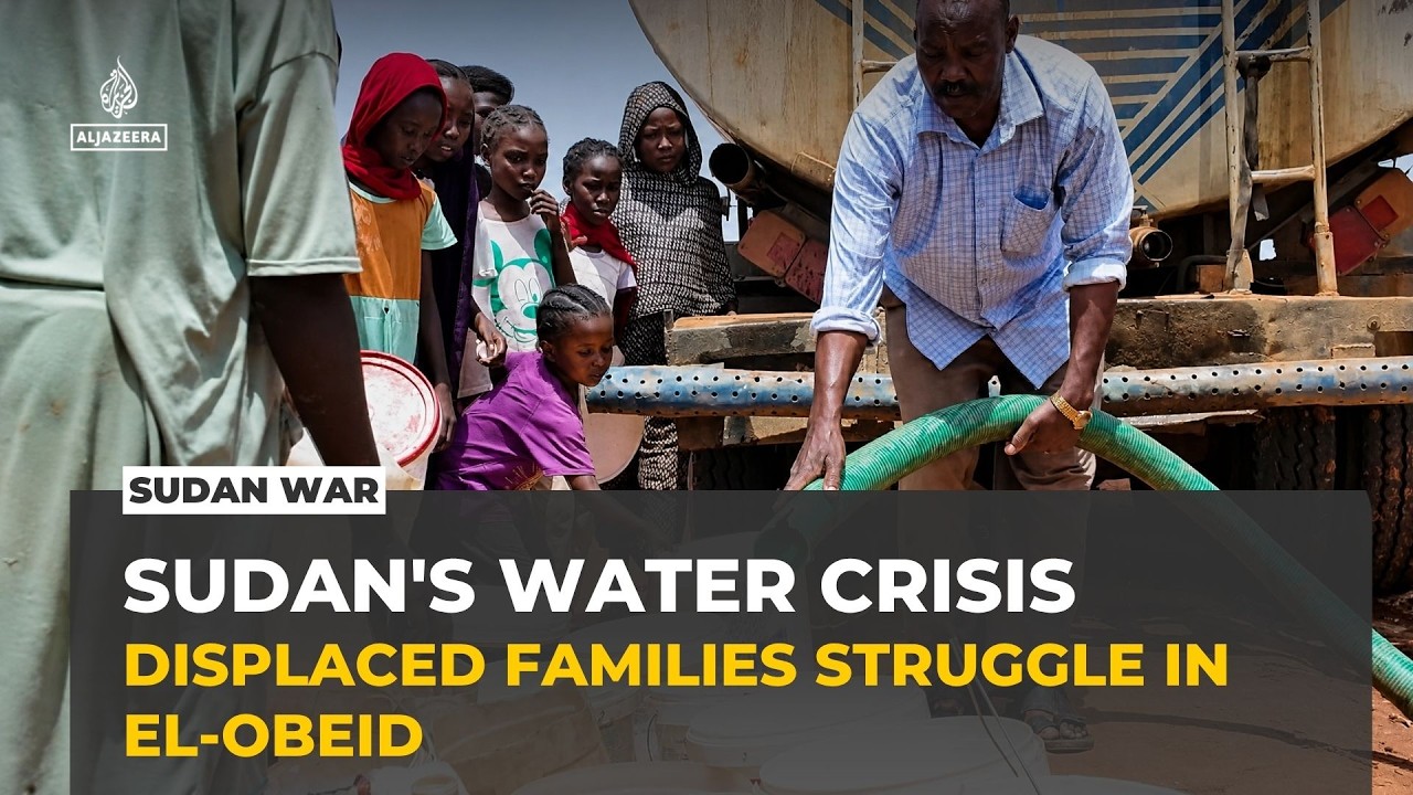 Sudan's displaced families struggle for clean water in el-Obeid