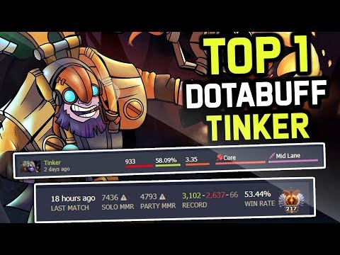 Even Pro Players Like Miracle Are Afraid Of His Tinker - Funkefal TOP 1 Tinker Dotabuff Dota 2