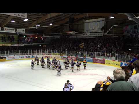04.10.2014 SC Langenthal -SCL Tigers Siegesfeier