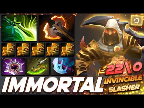 Juggernaut Immortal Rank INVINCIBLE SLASHER 22\0 - Dota 2 Pro Gameplay [Watch & Learn]