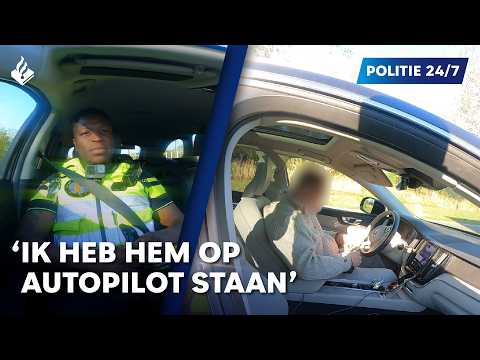Politie 24/7 I Boek lezen tijdens rijden