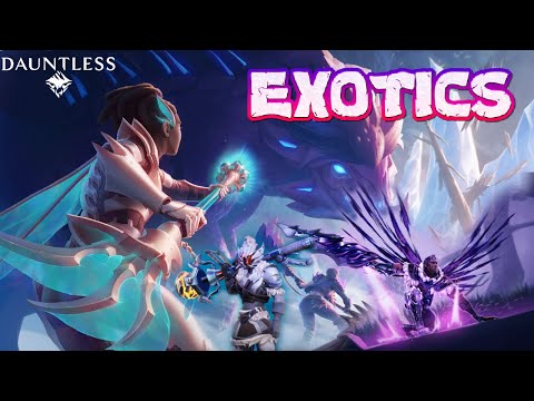 DAUNTLESS - EXOTICS / Godhand - Molten Edict - Hunger - Tragic Echo / Dauntless Gameplay