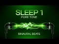 Binaural Beats Sleep No Music - Black Screen - 3 Hz Delta Waves - Pure Tone Frequency - 8 Hours