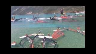 preview picture of video 'Sail For Gold Vassiliki - Windsurfing World Record Attempt!'
