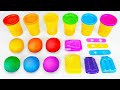 Colors Fruits Shapes With Clay Preschool Toddler Video