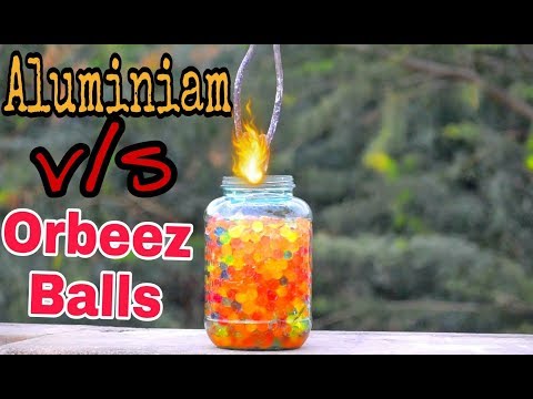 Crazy Experiments - Hot Molten Aluminum VS Orbeez Balls