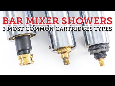 Bar Mixer Showers: 3 most common cartridge types & how to replace them.