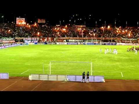 "Tifo de la barra del Rojo 24 de agosto Caracas Fc Vs Yaracuyanos FC" Barra: Los Demonios Rojos • Club: Caracas