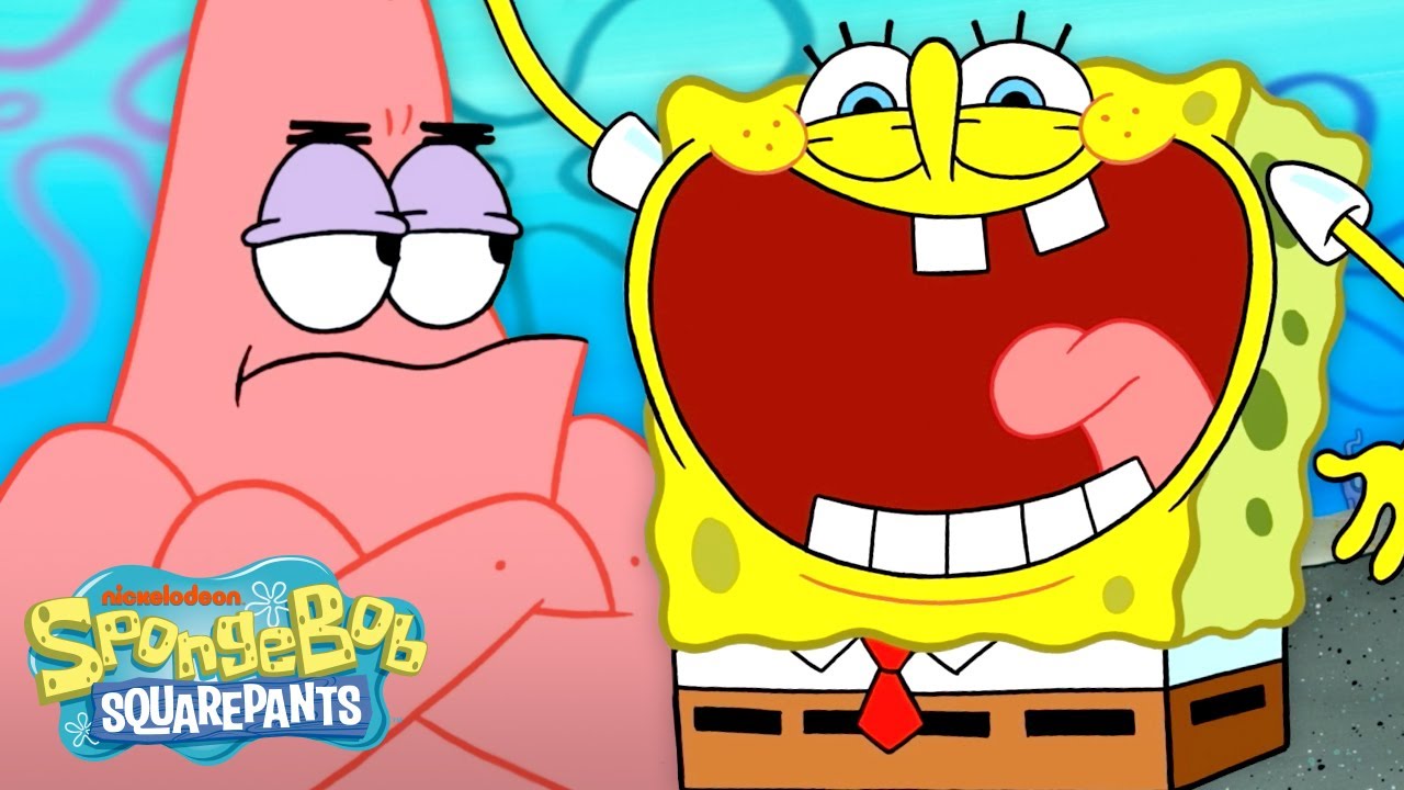 SpongeBob Can't Stop Laughing 😂 | "Dont Make Me Laugh" Full Scene | @SpongeBobOfficial