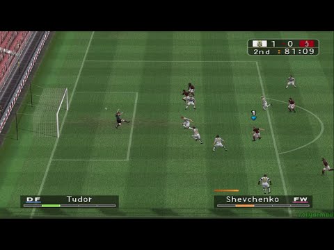 Pro Evolution Soccer 3 ✪ PS2 Gameplay | MILAN vs JUVENTUS (1080p) Full HD
