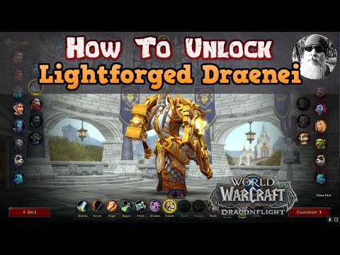 How To Unlock The Lightforged Draenei Race - A Beginner's Guide to World of Warcraft in 2024