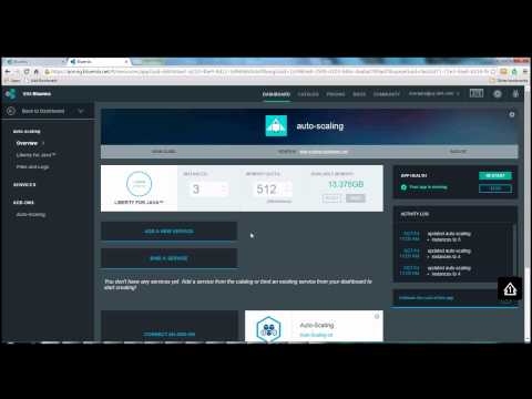 Auto scaling in IBM Bluemix by Sebastian Vergara