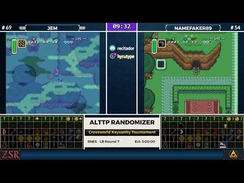 ALttPR Crossworld Keysanity Tournament - LB Round 7: Jem vs. NaMeFaKeR