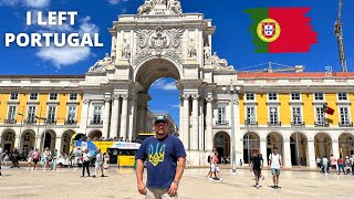 I LEFT PORTUGAL. 🇵🇹  My Last Day in Lisbon.