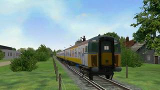 preview picture of video 'Lymington Pier Departure HD (Microsoft Train Simulator) 1280x720'