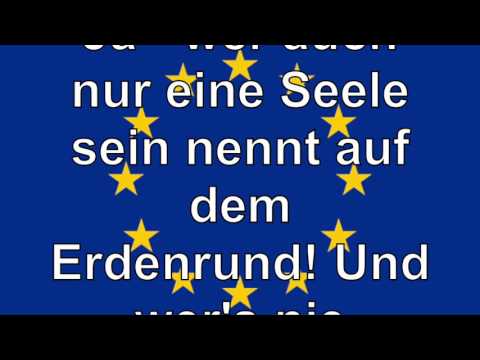 Europahymne (Lyrics Video)