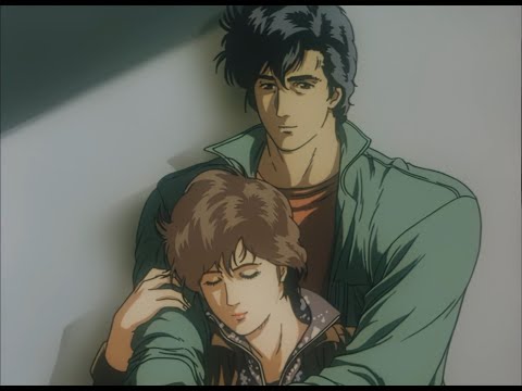 [RIFE 4 60fps AI interpolation] City Hunter Special Death of Evil Ryo Saeba OP BD