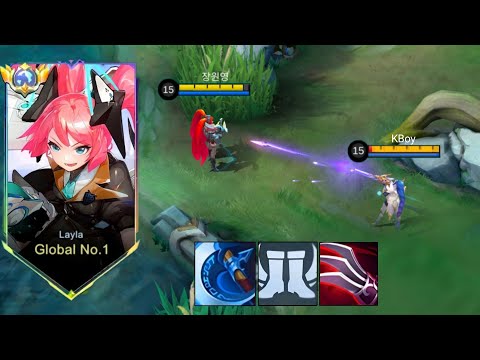 TOP GLOBAL LAYLA NEW BEST HIGH CRIT DAMAGE BUILD TO RANK UP FASTER!!🔥 ( 100% CRAZY DAMAGE ) MUST TRY