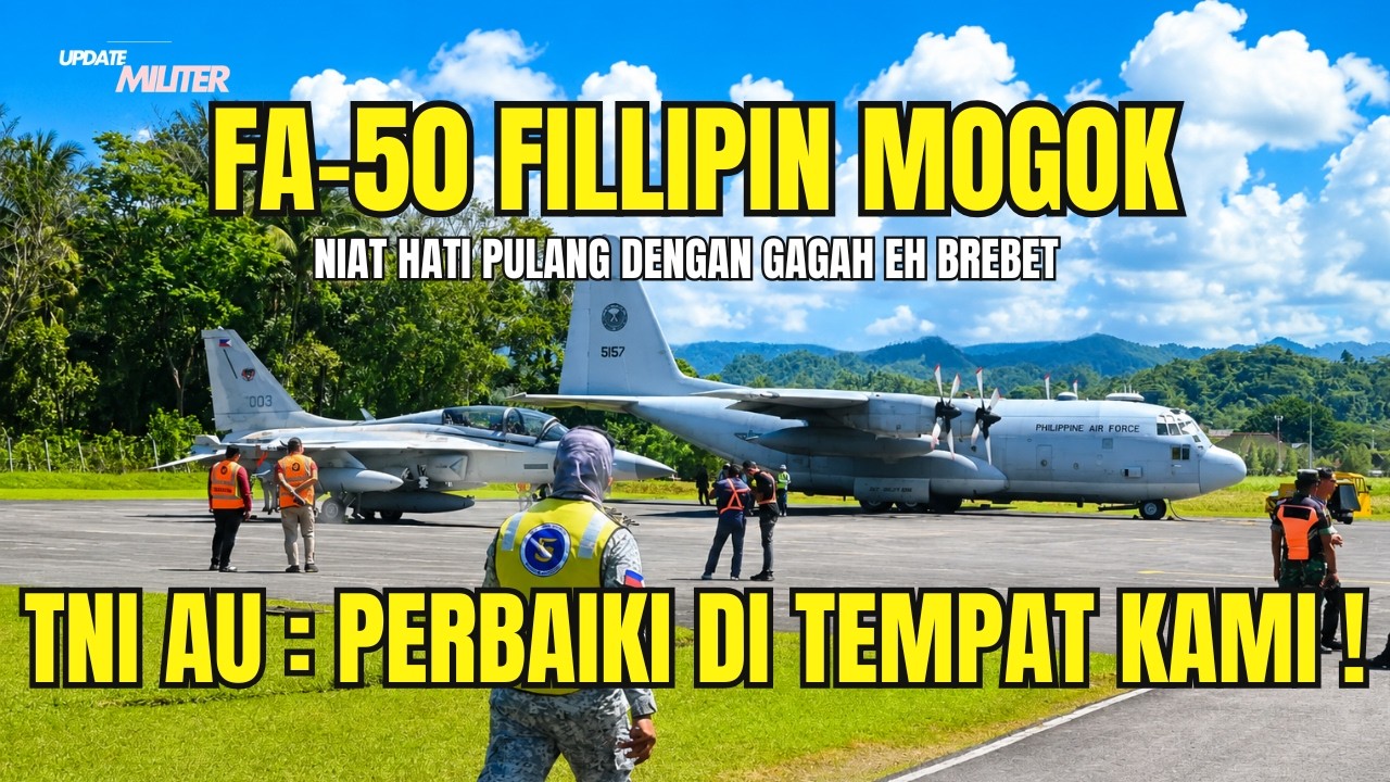 Jet Tempur Tetangga Nyerah Di Udara Ambon, TNI AU Langsung Turun Tangan!