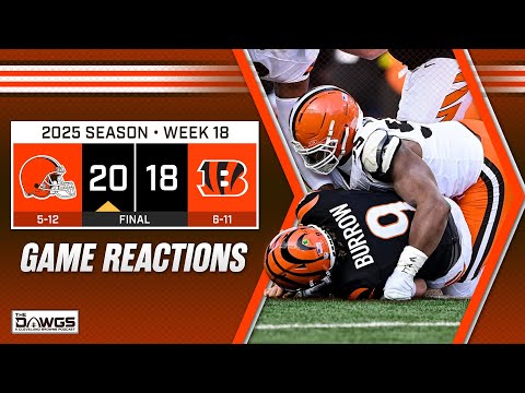 Browns x Bengals: Game Reactions - Myles Makes History and the Browns Win