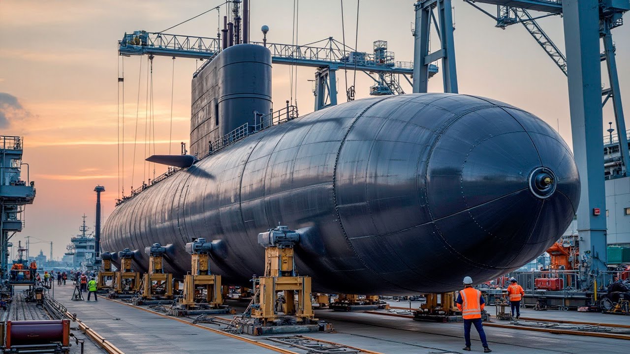 ¿Cómo se Construye un SUBMARINO NUCLEAR de $3 MIL MILLONES? ¡La Ingeniería Submarina Revelada! 🚢⚛️