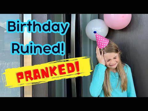 Vivien's Birthday Surprise Gone TERRIBLY Wrong!