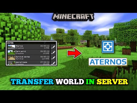 Creepy Hack Revealed: Upload Minecraft World on Aternos Server 🤯