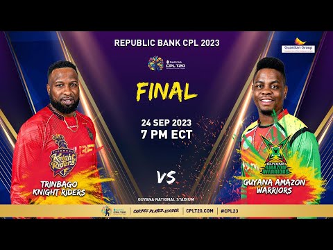 LIVE | Final | Trinbago Knight Riders vs Guyana Amazon Warriors | CPL 2023