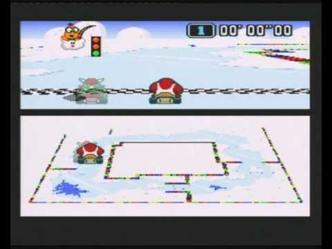 Super Mario Kart - Vanilla Lake 1 - 9"96* (WR opener) on PAL NBT (original video)
