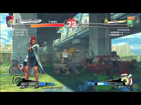 SSF4: porkloafking (C.Viper) VS Foxisquick (Blanka) - Endless Battle