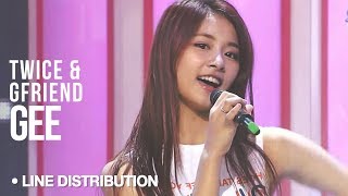 Download lagu TWICE x GFRIEND - Gee : Line Distribution (Color Coded) mp3 Download lagu TWICE x GFRIEND - Gee : Line Distribution (Color Coded) mp3