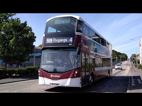 lothian bus 489 on the 4 to oxgangs