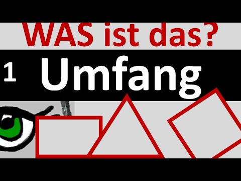 Umfang - Was ist das? Einleitung, Einführung -Beispiele aus dem Leben und eine erste Berechnung!