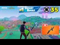 35 Elimination Solo Fortnite Simpsons Gameplay Wins PS5 Controller