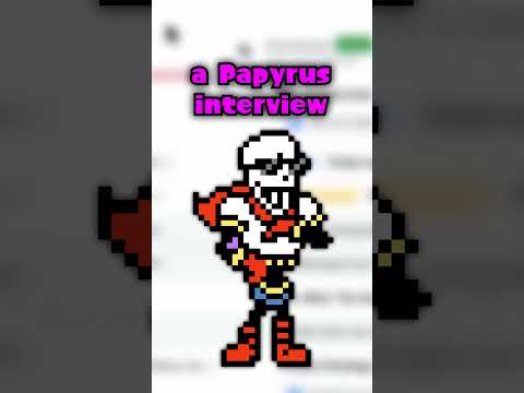 Papyrus Most Controversial Take #undertale
