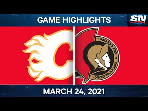NHL Game Highlights | Flames vs. Senators – Mar. 24, 2021