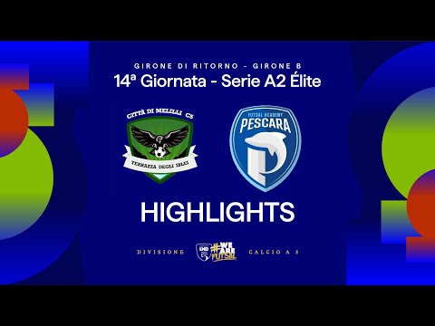 Città di Melilli-Acad. Pescara 1-3 | Goals and highlights | Matchday 14 | Serie A2 Elite 2025/202...