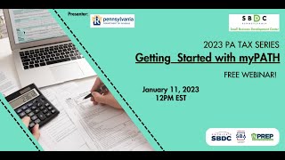 2023 PA Tax Series: Getting Started With myPATH