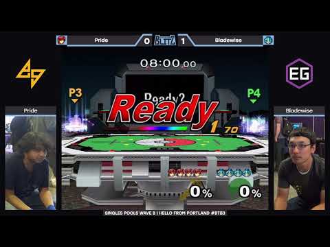Bridgetown Blitz 3: Wave B Pools - Pride (Marth) vs. Bladewise (Peach)