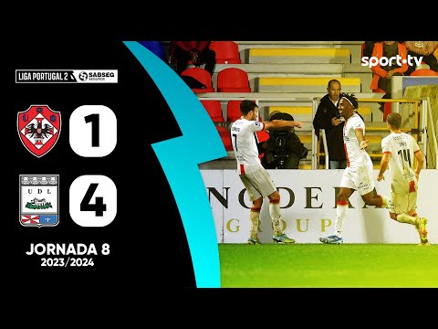 Resumo: UD Oliveirense 1-4 U. Leiria - Liga Portugal SABSEG | sport tv