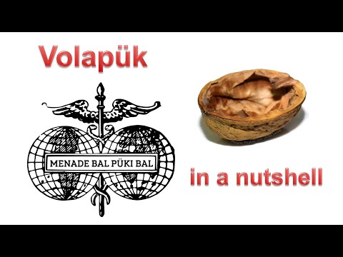 Volapük in a nutshell – the first international language