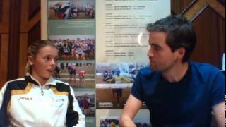 preview picture of video 'Entrevistas con atletas participantes mañana XI Cross de Atapuerca 2014'