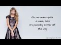 Taylor Swift - I Almost Do (Lyrics)