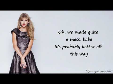 Taylor Swift - I Almost Do (Lyrics)