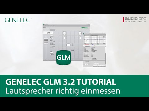 Genelec GLM 3.2 Software Tutorial – Lautsprecher richtig einmessen