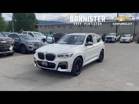 2018 BMW X3 M40i Sports Activity Vehicle in White for sale at Bannister Chevrolet Penticton in Penticton, BC