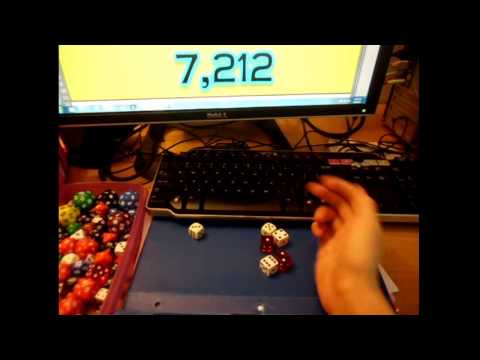 6 Dice One-Roll Yahtzee (9,853 tries)