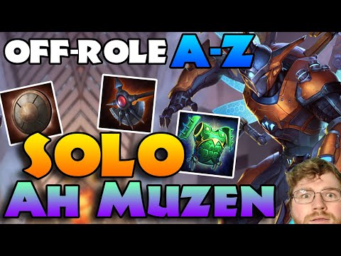 SO MUCH FUN!! Ah Muzen Cab SOLO ~ Off-Role A-Z ~ SMITE Gameplay Series Episode 3